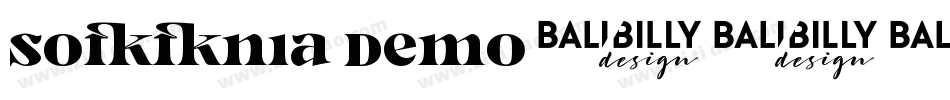 Soffnia DEMO字体转换